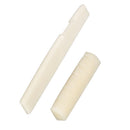 Beige Bone Bridge Saddle And Nut For Acoustic Guitar