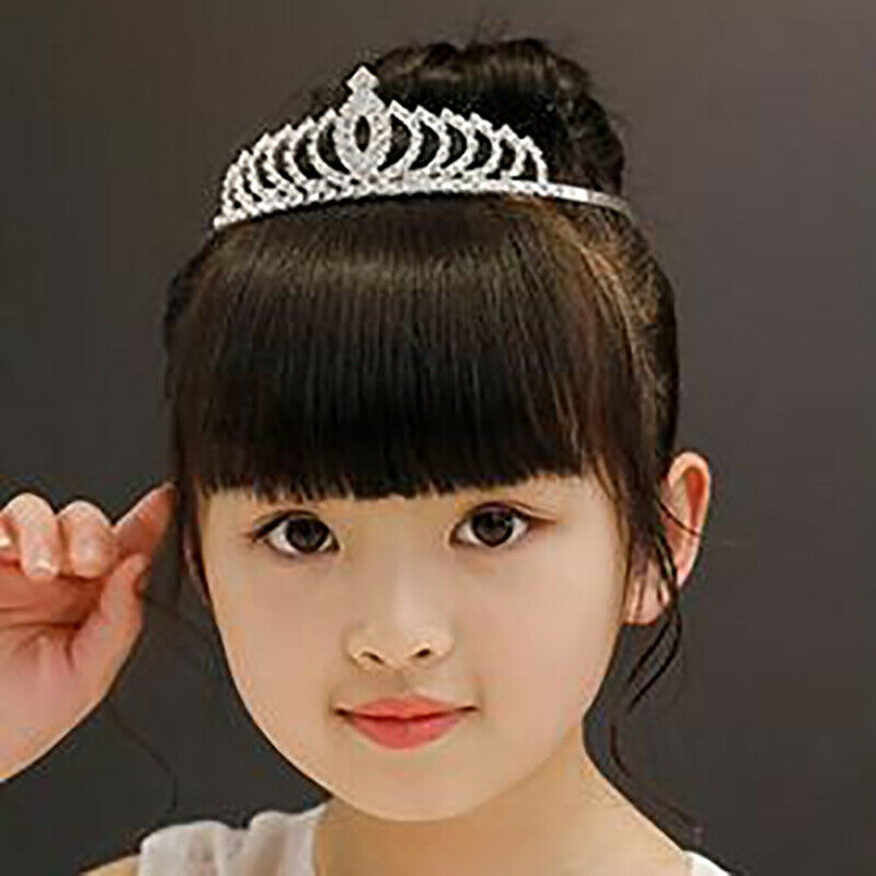 Hotest Crystal Tiara Hair Band Kid Girl Bridal Princess Prom Crown HeadbandJ Bj