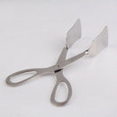 Stainless Steel Barbecue Buffet Pastry Food Tong Scissors Type (8 Inches) U6N6