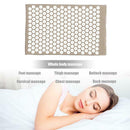 Spike Yoga Cushion Relieve Body Pain Acupuncture Massage Mat (Light Grey) A