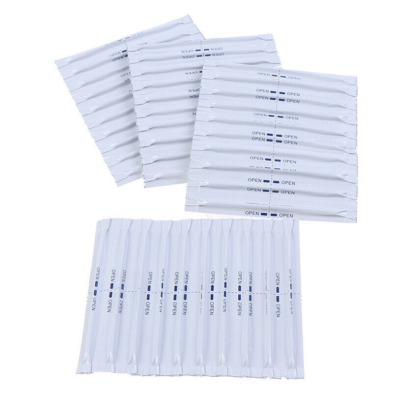 40Pc Cotton Swabs Wet Alcohol Cotton Swabs Double Head Cleaning Skin Clean Sti%!