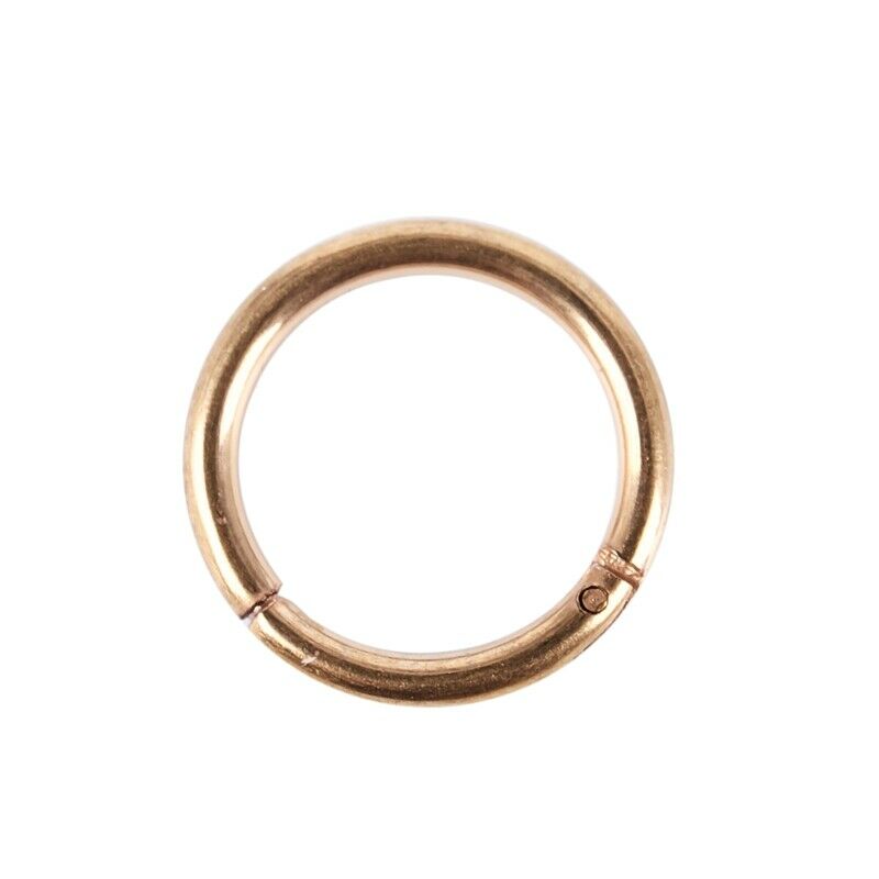 1.2mm Titanium steel Clicker Septum Segment Lip Nose Ear Hoop Body Piercing Y3E6