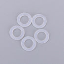100pcs Silicone Rubber O-Ring Switch Dampeners For Keyboard Dampers transpare %a