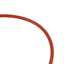 125mm x 3mm thick red silicone O ring gasket seal