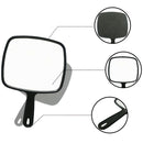 Portable Salon Barbers Hairdressers Handheld Mirror With Anti-Slip Handle