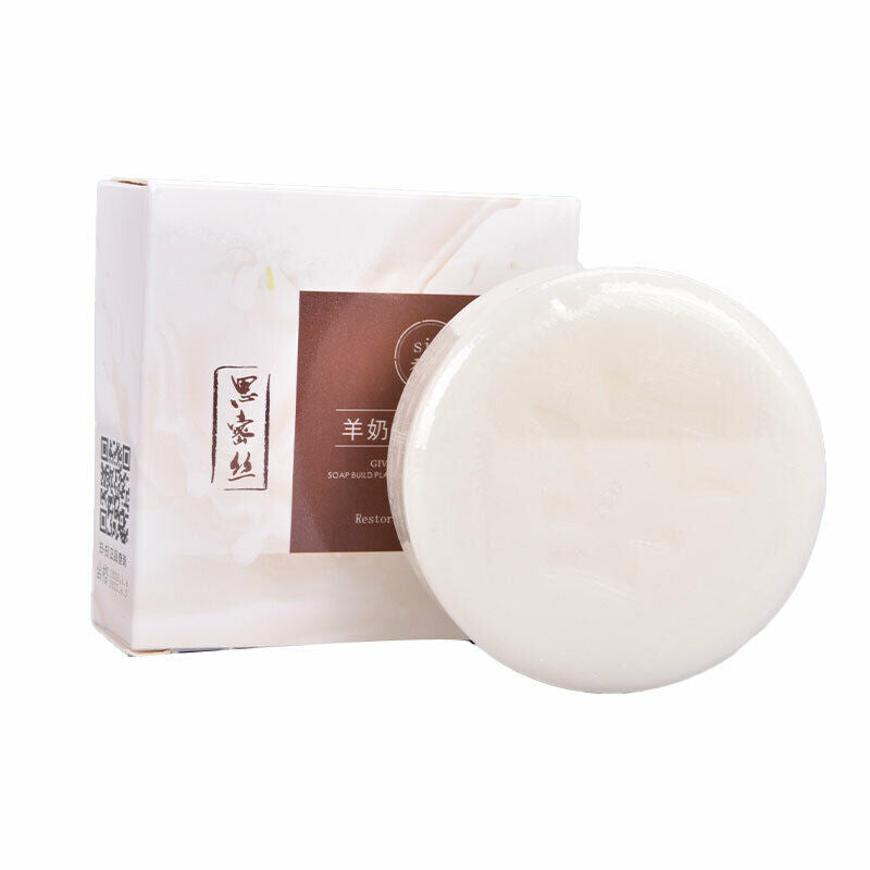 Goat milk soap Natural Silk Foam Best Wash Bath Oil Control Remove MS Hn