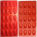 20 Cavity Mini Madeleine Shell Cake Pan Silicone Mold Cookies Baking  Z