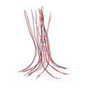 10X Mini Micro PH 2.0mm JST 2-Pin Male Connector Plug Wires Cables 200mmJ BLCAsp