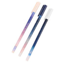 3Pcs 0.35mm Sky Starry Gel Pen Office Students Writing Stationery Signature Pens