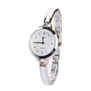 Hot Selling Casual Stainless Steel Women Fashion Wristwatch Silvery A