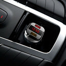 Smart car with display charger / dual usb car charger