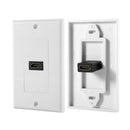 High Performance HDMI Wall Face Plate Panel Cover Coupler Outlet Extender 1080P