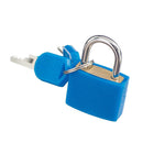 Travel Mini Padlock with 2 Keys for Luggage Suitcase Bag 22 x 34mm Dark Blue