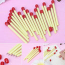 20Pcs Match Shape Creative Ballpoint Pens Novelty Ballpen School Stationery Gift