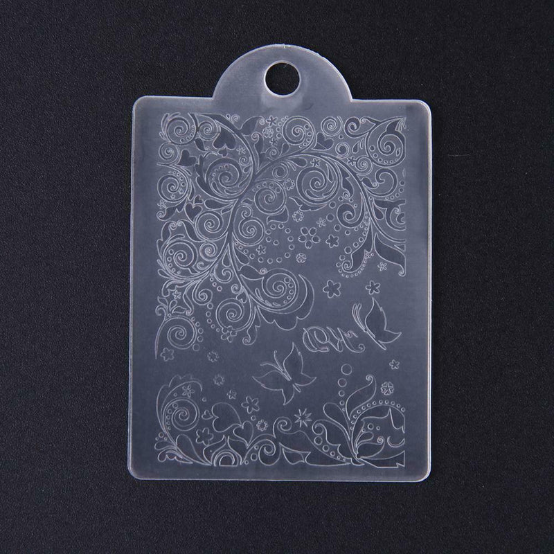 DIY Double Head Clear Silicone Nail Art Seal Stamper+Seal Template with Lid