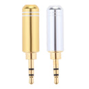 2 Pack 2.5mm Stereo TRRS 3 Pole Male Conductor Connector Replacement for