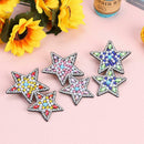 3pcs Full Drill Diamond Painting Hair Clip Stars DIY Rhinestone Hairpins
