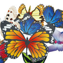 butterfly skulls heat transfer iron on patches badge cloth dress applique  JR