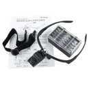 Glasses Type Binocular Magnifier Watch Repair Tool with Two LED Lights