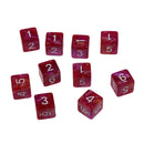 Acrylic D6 Polyhedral Game Dice for TRPG Dungeons & Dragons Club Party Game