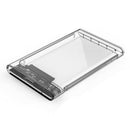 Clear 2.5" HDD Case SATA to USB 3.0 Type C Adapter SSD Hard Drive Box Enclosure1
