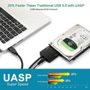 USB 3.0 to SATA 2.5Inch 3.5Inch Hard Disk Drive SSD Adapter Cable Wire Cord