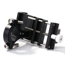 Bicycle Phone Holder Aluminum Alloy MTB Handlebar Navigation Stand (Black)
