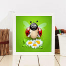 5D DIY Full Drill Diamond Painting Ladybug Embroidery Mosaic Kit Home Decor