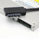 7+6 13Pin Slimline SATA DVD/CD Optical Drive to USB 3.0 for Laptop Cable Adapter