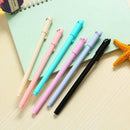 6pcs Cute Cat Pattern Black Ink Pens Student School Office Stationery Supplies