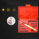 38pcs DIY Letter and Number Stamp Set for Plastics Leather Mark Tool Set