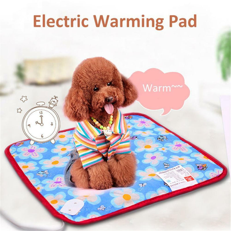 Pet Electric Heat Pad Heating Heater Mat Warmer Bed Blanket Dog Cat Color Random