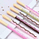 3 Color cute cookie Rollerball Pen 0.5mm black ink 5pcs H3K6 N0F2 O7T1 E1C4 C0J6