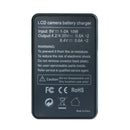 For GOPRO5/6 Battery Charger AHDBT-501 Double Slot Micro-usb LCD Charg ORL