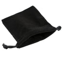 Black Velvet Drawstring Jewelry Bags 3"
