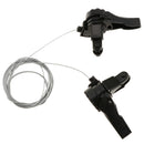 1 Pair Aluminium Alloy 3x 5/6/7 Speed Bike Shifter with Cables Bicycle Parts