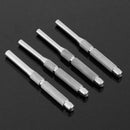 4pcs Stainless Steel Multi Size Hollow End Roll Pin Tool Starter Punch Kits
