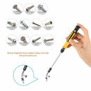 Screwdriver Toolkit Compact Disassembly Repair Bits with Handle Tweezer Ext