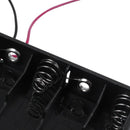 2 Pcs Black Plastic Battery Holder Case 10 x 1.5V AA J4O4
