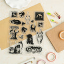 diy cat paradise transparent clear stamp for diy scrapbooking card decoration M&
