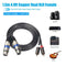 1.5m 4.9ft Copper Dual XLR Female to Dual RCA Male Audio Signal Patch Cable SN9F