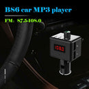 B6S Bluetooth FM Transmitter Handsfree Car Kit MP3 Player Dual USB Charger