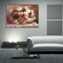 Pink Flowers 5D Diamond DIY Painting Craft Kit Home Decor Craft