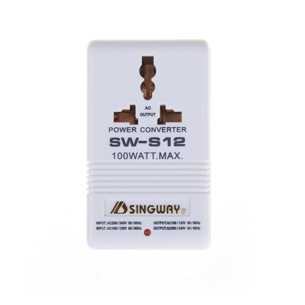 110v to 220v Step Up/down Voltage Converter 100w Watt Transformer Travel Soc BX