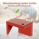 Woodworking 45 Degree Angle Ruler Line Drawing Round Center Line Scribe Gauge