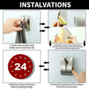 1Pc Self Adhesive Stainless Steel Towel Hooks Tea Towel Holders F7Q2 C2Y3