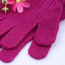 Best Children's Magic Gloves Baby Kids Gift Monochrome Knitted Gloves Random BX