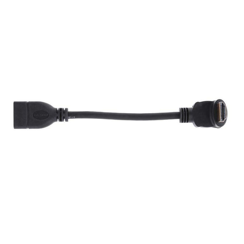 15cm 90 Degree Elbow HDMI Male Port to HDMI Female Port Extender Cable