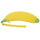 Novelty Silicone Portable Banana Pencil Case Bag Coin Purse School Supplies