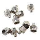 10pcs F-type 75 Ohm Terminator Coax Coaxial Cable Adapters Connectors Cap